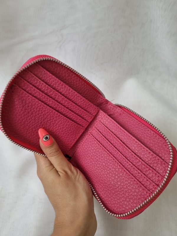 Mini billetera fucsia