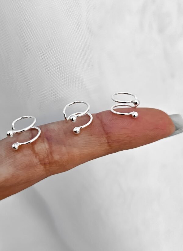 Cuff doble bolitas