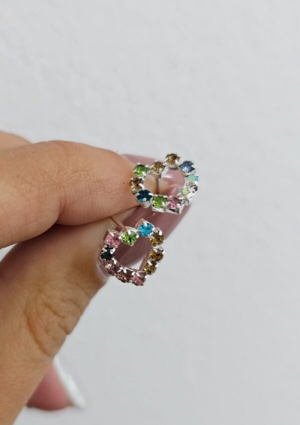 Miniaturas corazón multicolor