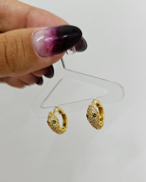 Argollitas vibor shine acero dorado