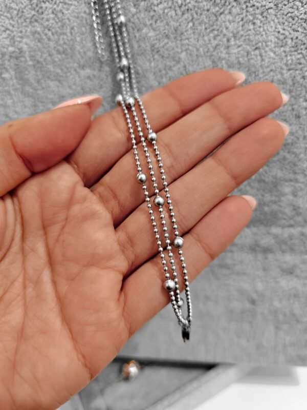 Pulsera full bolitas triple