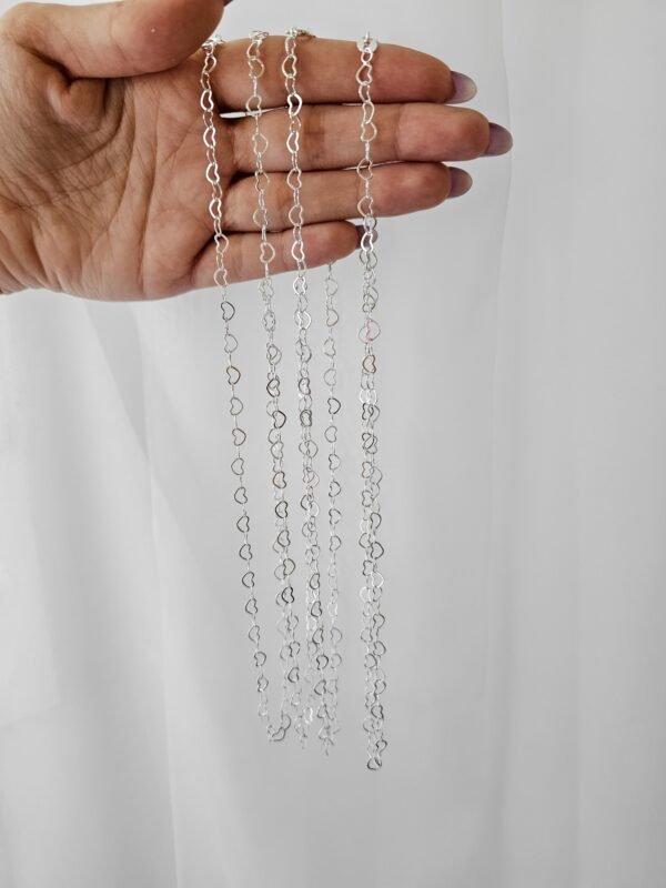 Collar full coras acero blanco