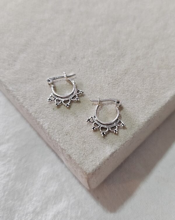 Argollitas bali plata