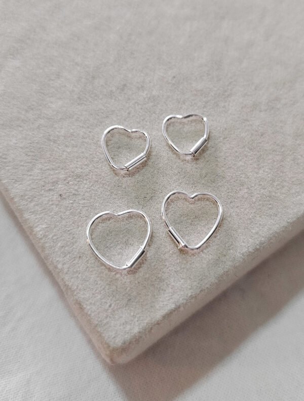 Piercing corazón traba (2 tamaños)