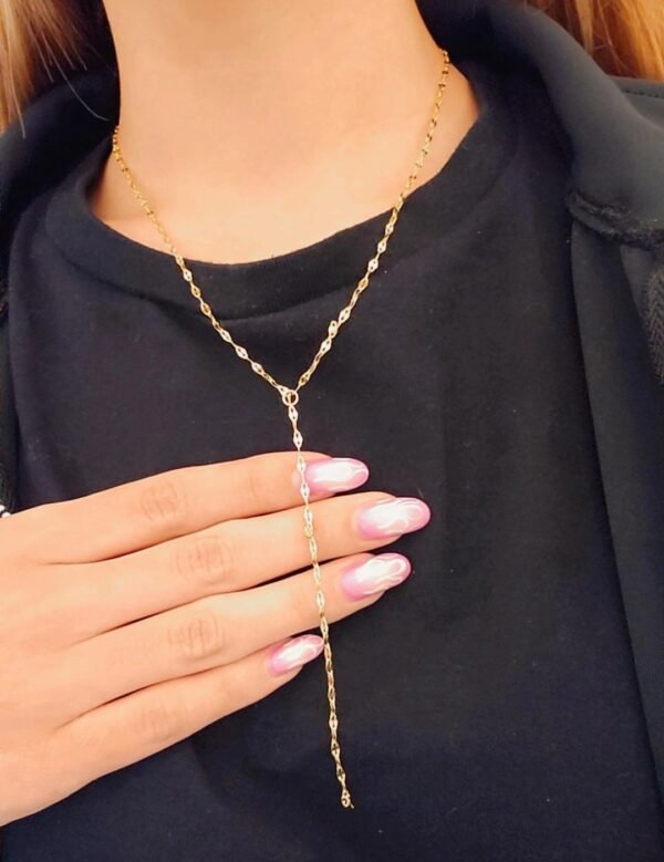 Corbatero fini acero dorado