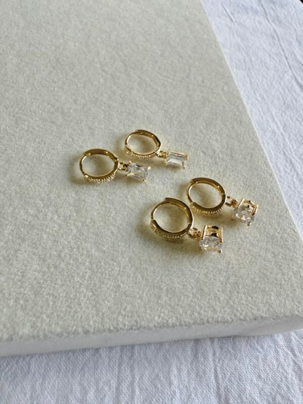 Argollitas susanito acero dorado (2 modelos)