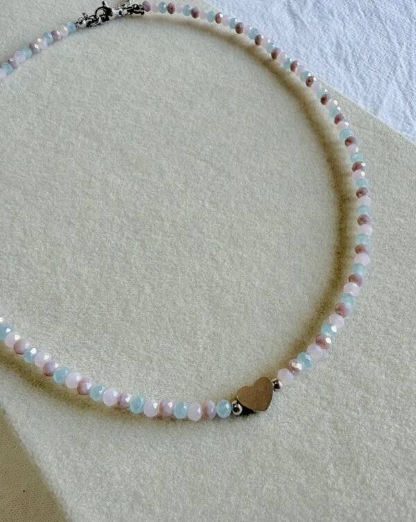 Collar cristalitos cora