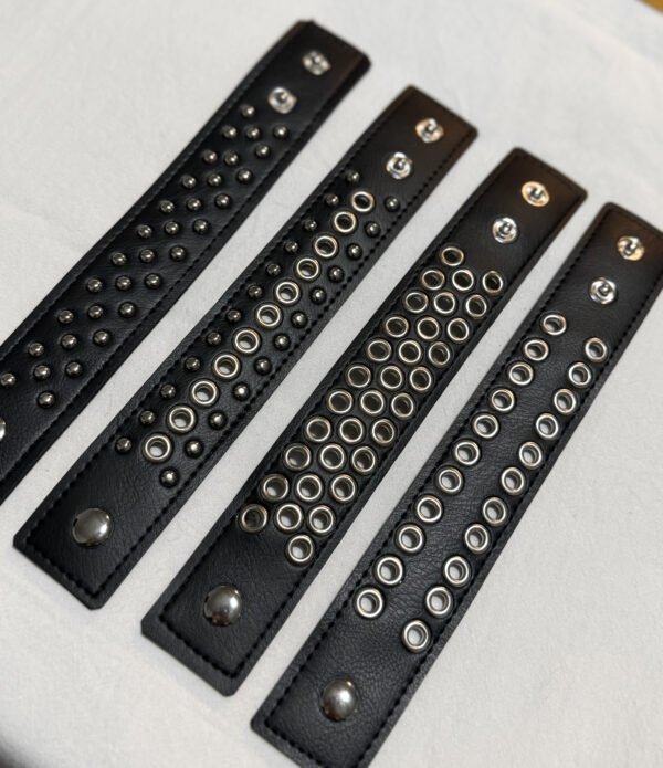 Brazaletes ecocuero (4 modelos)