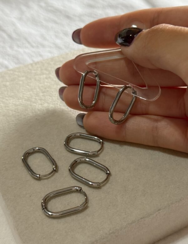 Argollas recta lisas acero quirúrgico