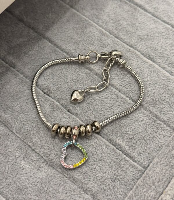 Pulsera charm cora multicolor