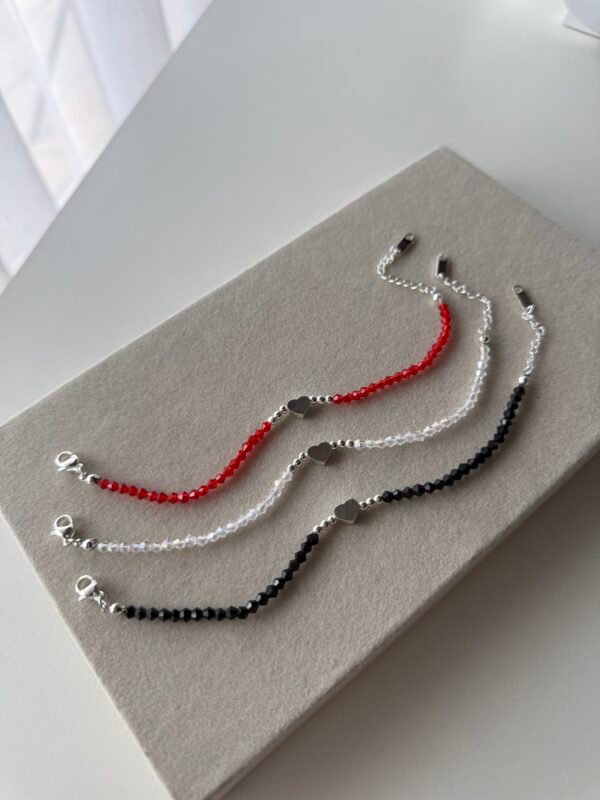Pulsera cristalitos love (3 colores)