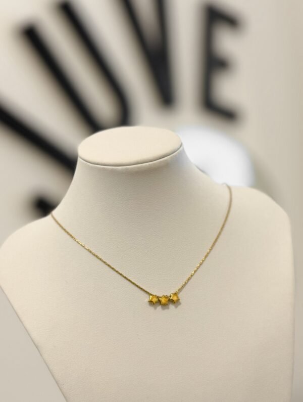 Collar tres mini estrellas