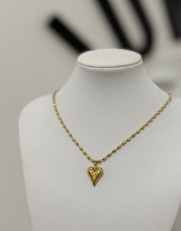 Collar heart trenzi