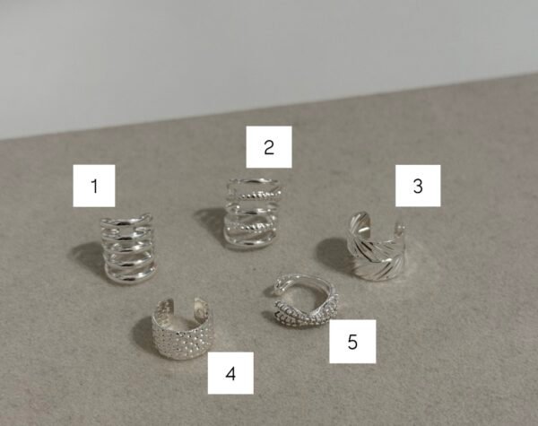 Cuff acero blanco (5 modelos)