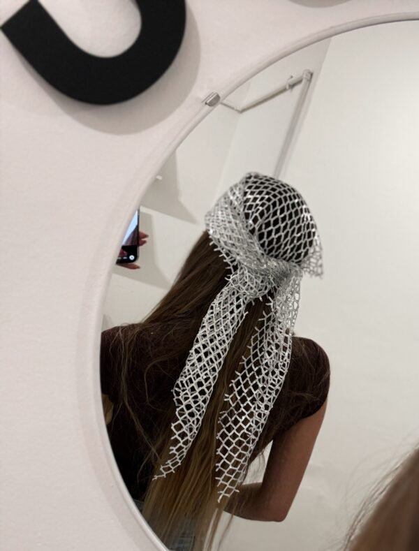 Pañuelo shine plateado