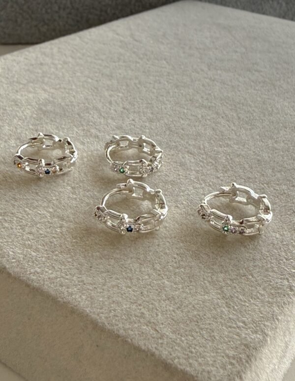 Argollitas eslabones colores