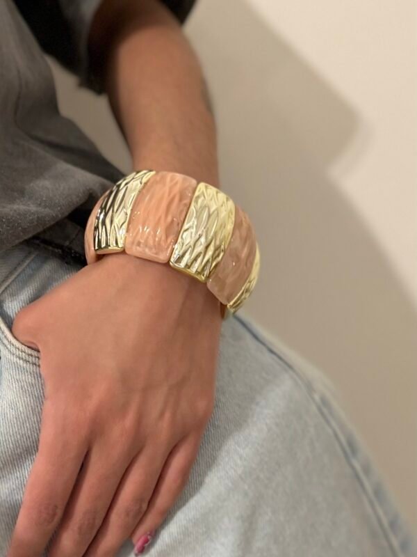 Brazalete boho rosa max