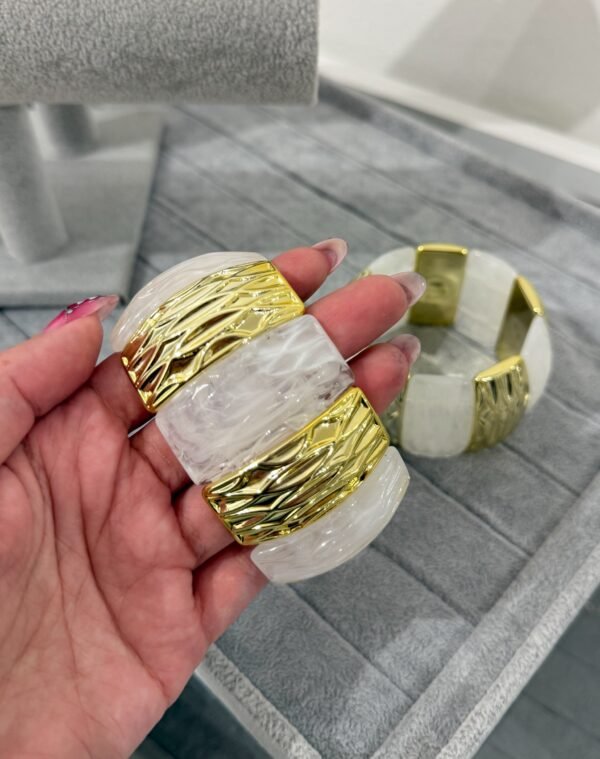 Brazalete boho blanco max