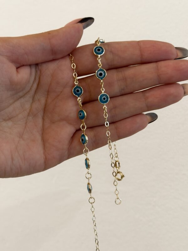 Pulsera protección enchapado en oro