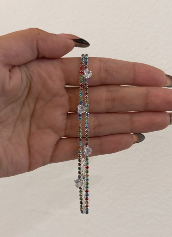 Pulsera love multicolor doble