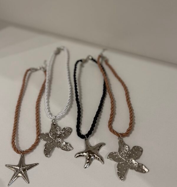 Collar trenzado dije max (4 modelos)