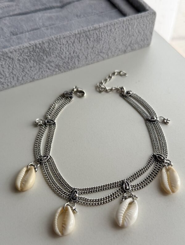 Tobillera caracoles