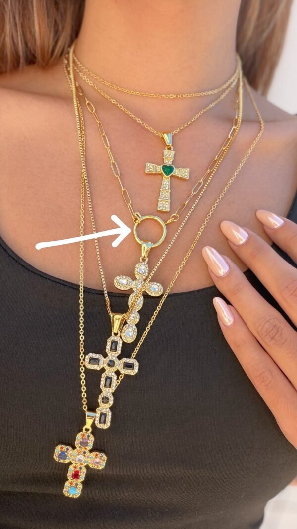 Collar cross cierre marinero