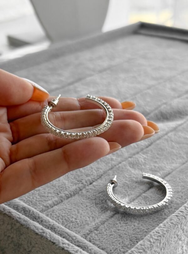 Semi argollas brilli