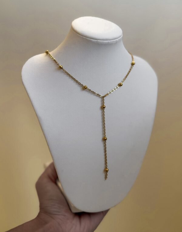 Corbatero balls acero dorado