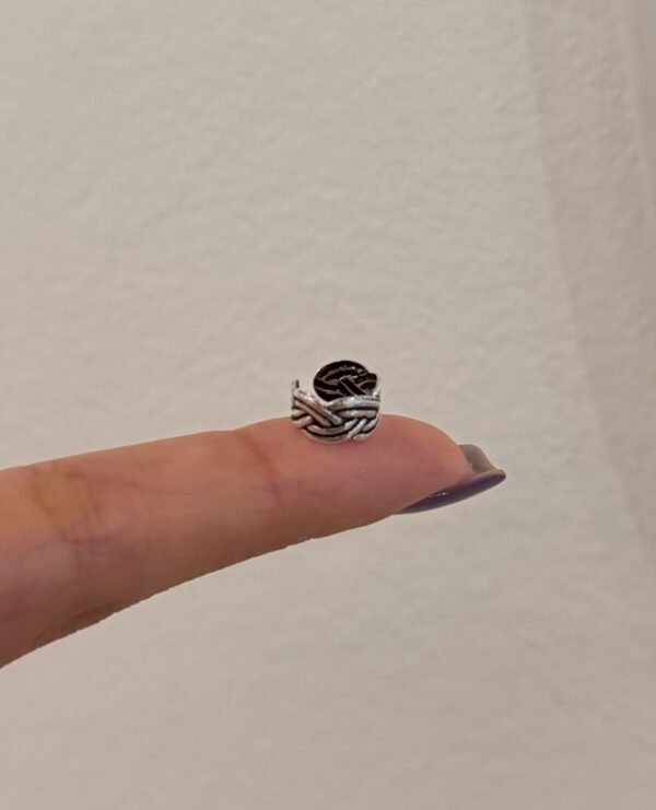 Cuff trenzado plata