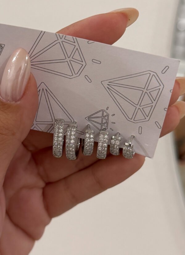 Argollas anchi acero quirúrgico (3 tamaños)