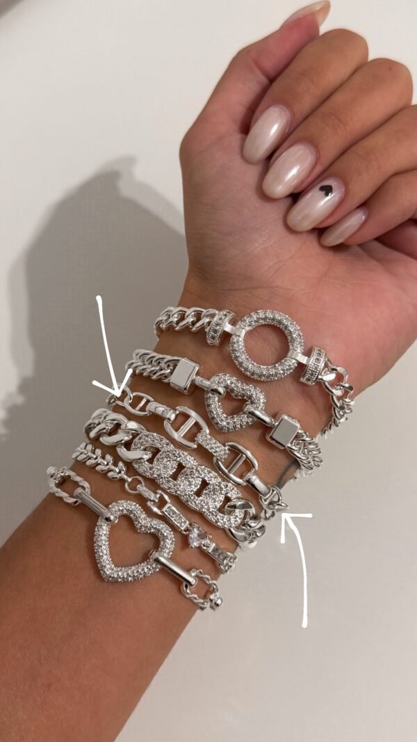 Pulsera badge combinada