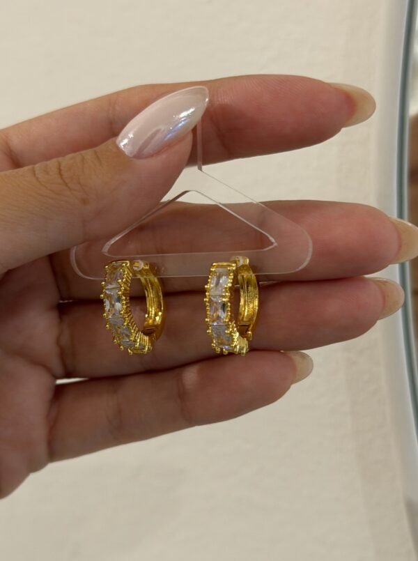 Argollas brillo puntis