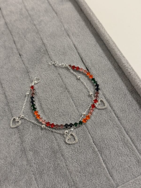 Pulsera multicolor love shine