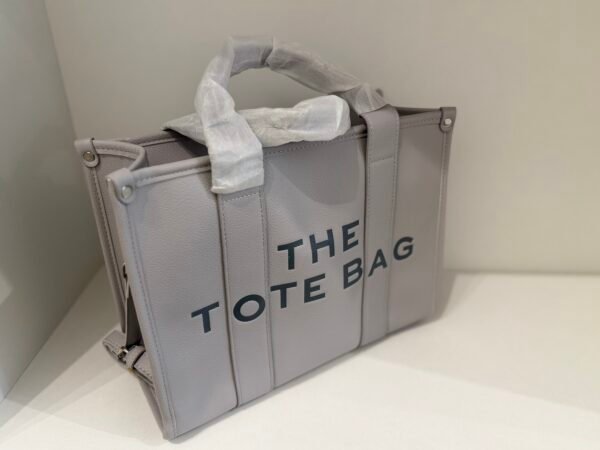 Tote ecocuero gris