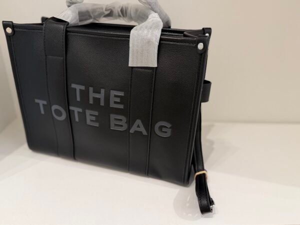 Tote ecocuero negro