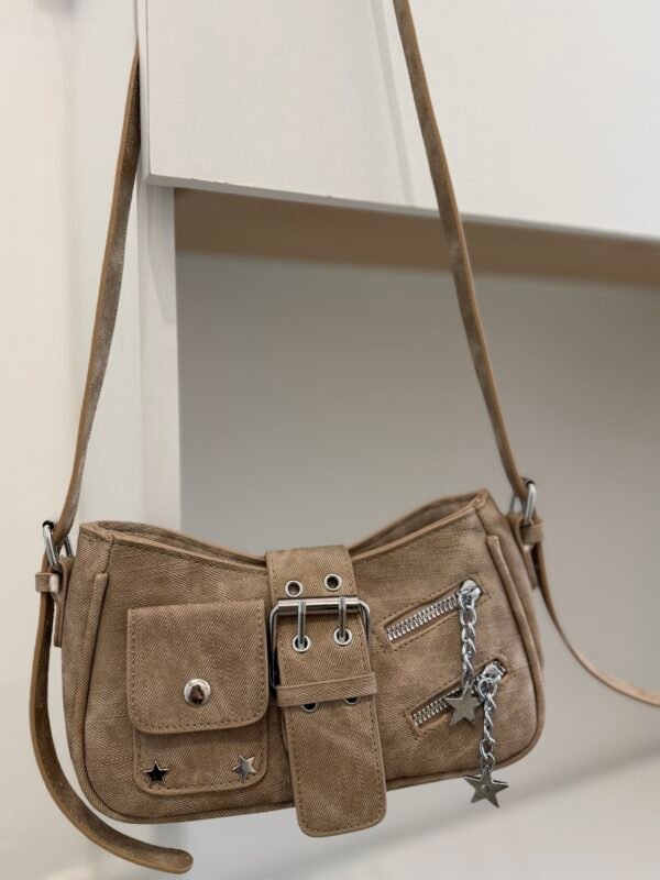 Mini bag beige star