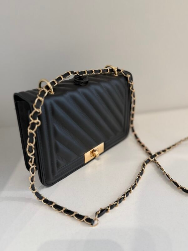 Cartera canali negro