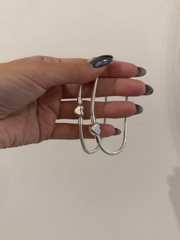 Pulsera love acero blanco