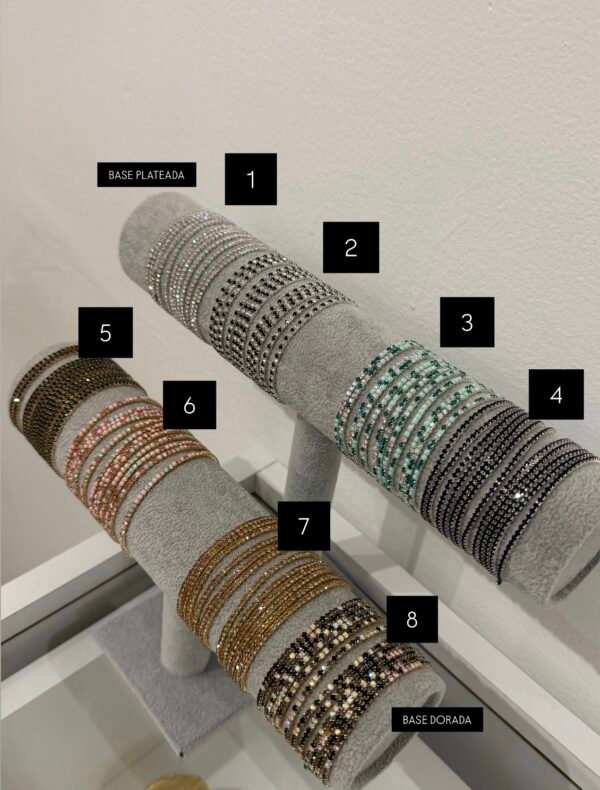 Pulseras elastizadas brilli II