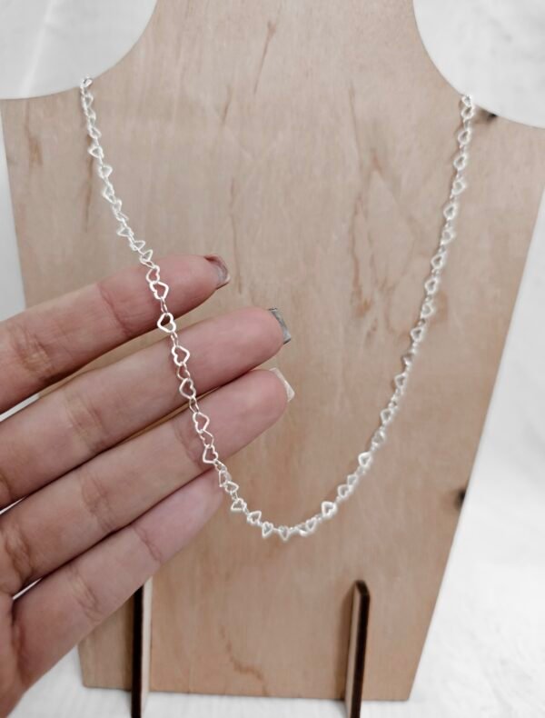 Collar full coras plata