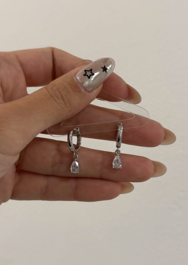 Argollitas mini gota acero quirúrgico