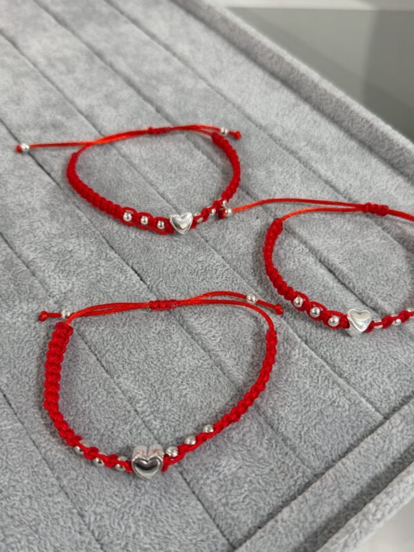 Pulsera love roja ajustable
